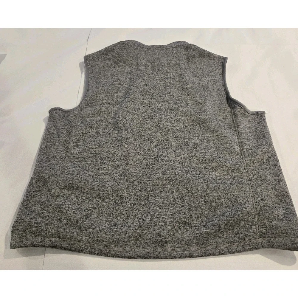 SMITH'S Men's Outdoor Workwear Fleece Lined Vest Zip Pockets ‎ 2XL
